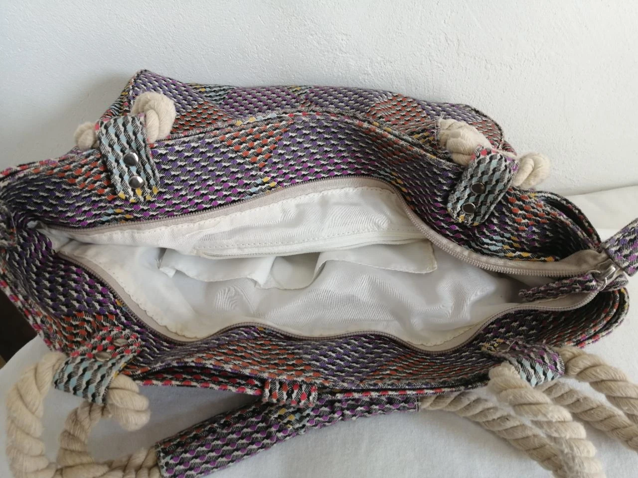 Bolso de lona multicolor – photo 7